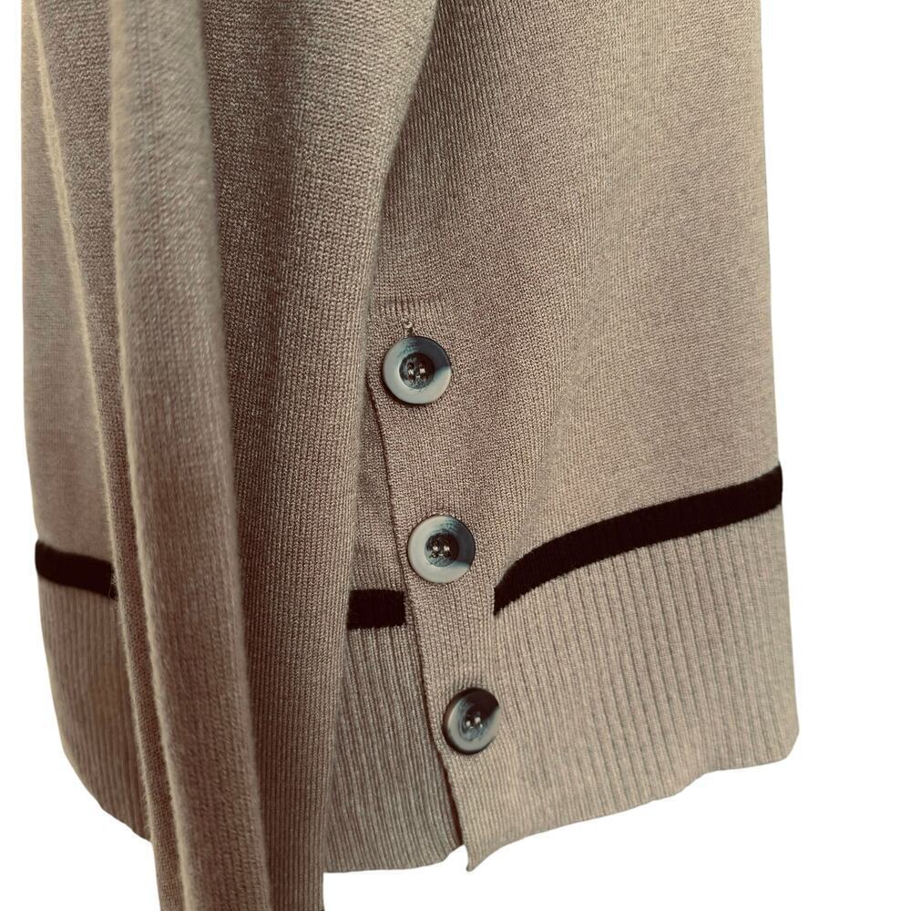 Marled by Reunited Clothing Crewneck Pullover Sweater Camel/Black, Women’s Med. - Picture 6 of 8